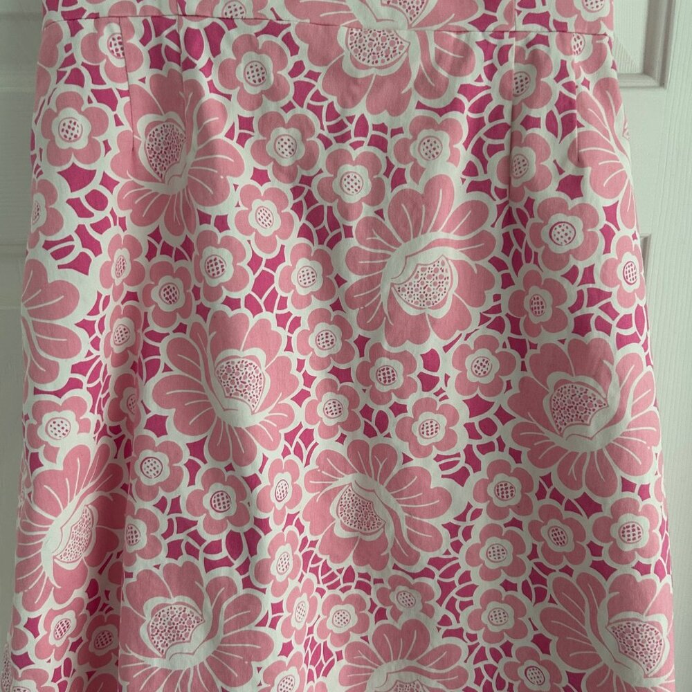 Lilly Pulitzer Pink and White Sleeveless Dress - Picture 2 of 7